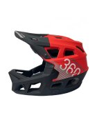 Five Stars Casti protectie sport Casca full-face Integra Sport negru-rosu L (59-61 cm) - constructie robusta - design aerodinamic
