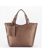 Flora&Co Paris Geanta shopper B-F7143 12 - Bronz - 27x38x12