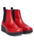 Fly London Botine dama P145177003 - Piele naturala - Rosu