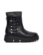 Fly London Botine dama P145313000 - Piele naturala - Negru