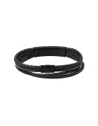 Fossil Bratara cu siraguri multiple - Negru