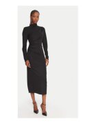 Fracomina Rochie cocktail 95% poliester - 5% elastan - Negru