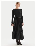 Fracomina Rochie tricotata de dama negru - fabricata din material de calitate