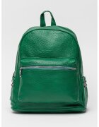 Francesca Rossi Rucsac de piele ecologica cu tinte - Verde aquamarin