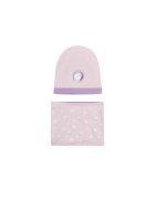 Frozen Set caciula si komin fiolet - pentru fetite
