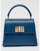 Furla Geanta din piele cu maner si bareta suplimentara 1927 - Albastru royal/Albastru