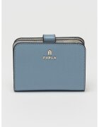 Furla Portofel compact din piele Camelia - Albastru