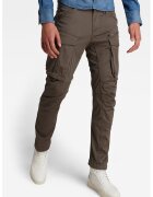 G-Star Pantaloni cargo cu mansete cu snur si buzunare Rovic - Gri inchis