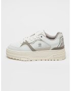 G-Star Pantofi sport flatform cu garnituri din piele intoarsa Lhana III - Gri deschis/Alb optic/Alb murdar
