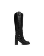G-Star Raw Cizme dama - piele naturala - fermoar - negru