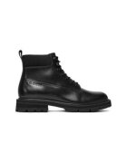 G-Star Raw Ghete barbati - negru - piele naturala - cu sireturi