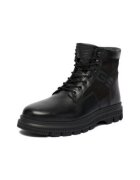 G-Star Raw Ghete barbati piele naturala - negru - cu fermoar