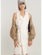 G-Star Rochie cu buzunare - fara maneci - Crem