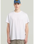 G-Star Tricou lejer din bumbac organic cu model uni - Alb optic