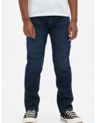 Gap Blugi slim fit cu talie medie - Albastru ultramarin