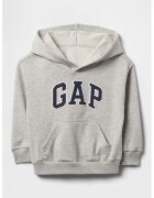 Gap Hanorac cu logo si buzunar kangaroo - Gri melange