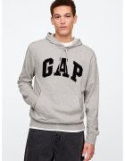 Gap Hanorac din amestec de bumbac cu logo - Gri melange