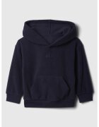 Gap Hanorac din fleece cu buzunar kangaroo - Bleumarin