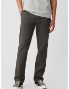 Gap Pantaloni Chino drepti cu buzunare oblice - Gri inchis