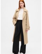 Gap Pantaloni cu croiala ampla si talie inalta - Negru