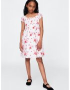 Gap Rochie cu imprimeu floral - Rosu/Alb murdar