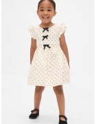 Gap Rochie evazata cu buline - Negru/Crem