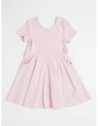 Gap Rochie evazata de bumbac - Roz prafuit
