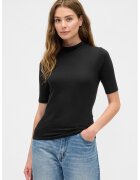 Gap Tricou slim fit din amestec de modal - Negru