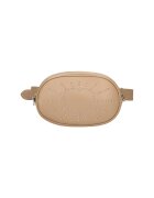 Gave Lux Borseta de piele cu tinte - Maro taupe