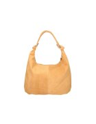 Gave Lux Geanta hobo de piele intoarsa - Caramel