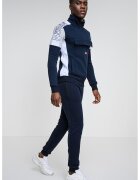 Geo Norway Bluza de trening cu logo Fagostino - Alb/Gri melange/Bleumarin