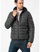 Geographical Norway Geaca matlasata cu fermoar Alaric - Gri inchis