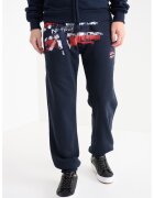 Geographical Norway Pantaloni de trening cu logo Mapote - Albastru ultramarin
