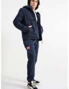 Geographical Norway Pantaloni de trening din amestec de bumbac Maracana - Rosu/Alb/Bleumarin