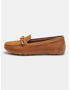 Geox Mocasini din piele Kosmopolis - Caramel