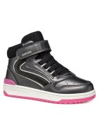 Geox Pantofi copii - piele ecologica - Gri/Roz