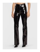 Gestuz Pantaloni dama - 300817766 - Piele naturala - Negru - Negru