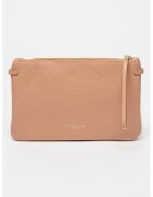 GIANNI CHIARINI Geanta-plic de piele Hermy - Roz prafuit