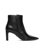 Gino Rossi Botine dama negru - piele naturala - cu fermoar - ascutit