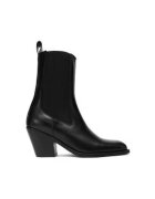 Gino Rossi Botine pentru dama - piele naturala - Negru