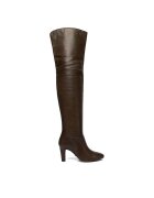 Gino Rossi Cizme dama - kaki - piele naturala -