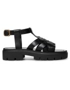 Gino Rossi Sandale dama elegante din piele - Negru