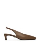 Gino Rossi Sandale dama - LILY-118324 - piele naturala - toc - maro