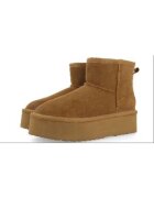 Gioseppo Ghete slip-on din piele intoarsa - Caramel