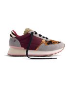 Gioseppo Pantofi sport cu garnituri de piele intoarsa Posen - Visiniu