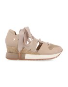 Gioseppo Pantofi sport cu talpa wedge si decupaje Lizarda - Bej