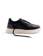 Gioseppo Pantofi sport de piele Ansel - Negru
