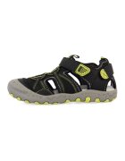Gioseppo Sandale cu segmente cu inchidere velcro Mazatlan 47402 - Negru/Galben
