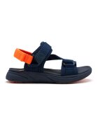 Gioseppo Sandale cu talpa plata si inchidere velcro - Albastru royal/Bleumarin