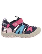 Gioseppo Sandale fisherman cu velcro - Roz/Albastru deschis